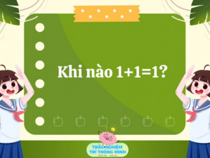 Gia đình - Câu đố không hề khó nhưng bố mẹ cũng phải chịu thua: Làm cách nào để cộng 1 với 1 mà vẫn ra 1?