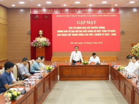 350 đại biểu chính thức sẽ tham dự Đại hội Đảng bộ Mặt trận Tổ quốc, các đoàn thể Trung ương lần thứ I, nhiệm kỳ 2025 – 2030