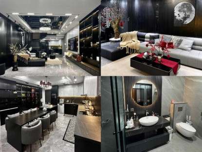 Gia đình - Tích góp suốt 7 năm, cặp vợ chồng 9X Lào Cai xây được căn nhà 3 tầng 5,5 tỷ, phủ màu đen sang trọng