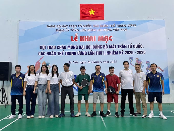 Khai mạc Hội thao chào mừng Đại hội Đảng bộ Mặt trận Tổ quốc, các đoàn thể Trung ương lần thứ I - 3