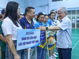 Khai mạc Hội thao chào mừng Đại hội Đảng bộ Mặt trận Tổ quốc, các đoàn thể Trung ương lần thứ I