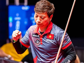 Hoàng “Sao” thắng cao thủ bi-a người Đức, mở màn ấn tượng tại giải pool thế giới