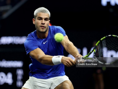 Thể thao - Video tennis Alcaraz - Taylor Fritz: Choáng váng 2 set, cú sốc &quot;tiểu Nadal&quot; (Laver Cup)