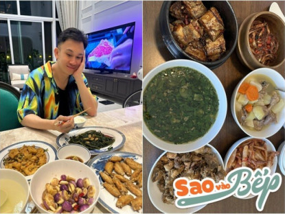 Gia đình - Dương Triệu Vũ khoe mâm cơm nhà dân dã, người hâm mộ rần rần đoán &quot;bếp trưởng&quot; là nhân vật nổi tiếng này!