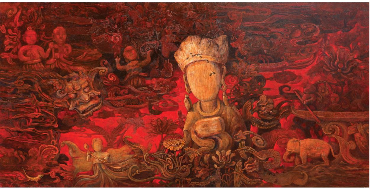 Dấu ấn văn hóa đình làng qua hội họa và điêu khắc - 7