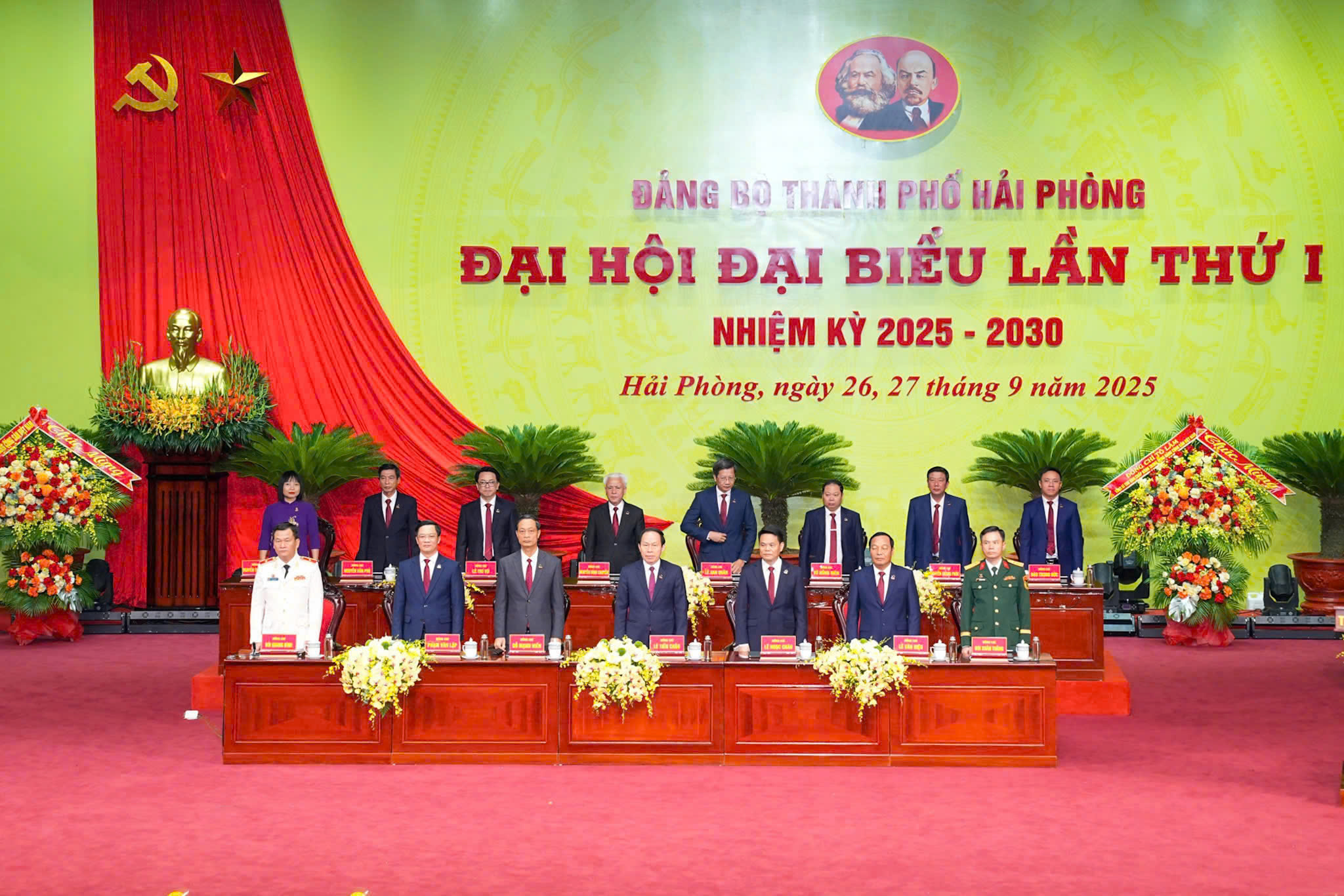 Khai mạc trọng thể Đại hội đại biểu Đảng bộ TP. Hải Phòng lần thứ I, nhiệm kỳ 2025 - 2030 - 2