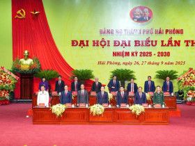 Khai mạc trọng thể Đại hội đại biểu Đảng bộ TP. Hải Phòng lần thứ I, nhiệm kỳ 2025 - 2030