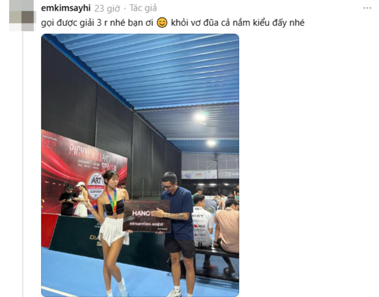 Cô gái "vén váy" chơi pickleball hút triệu lượt xem, phản ứng mạnh vì bị đặt điều - 2