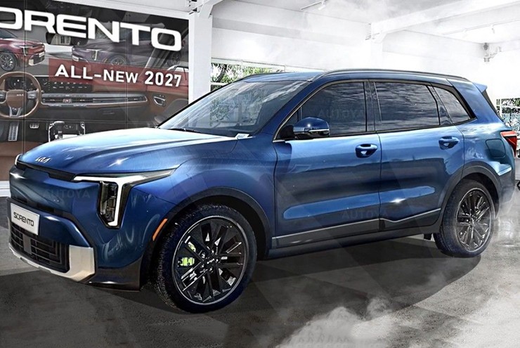 Kia Sorento 2027 “lột xác” với thiết kế táo bạo, thách thức cả xe sang - 1
