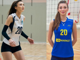 Chân dài bóng chuyền đẹp nhất thế giới gây sốt trong màu áo đội bóng mới