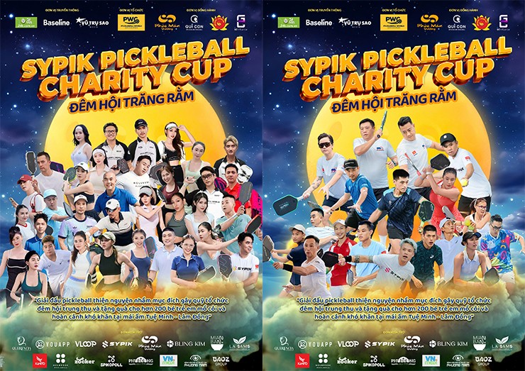 Người đẹp Kiều Trinh vỡ òa lần đầu vô địch, dàn sao quy tụ ở giải Pickleball Charity Cup - 1