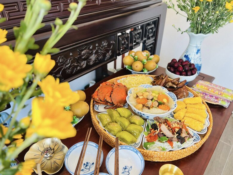 Chị em chia sẻ mâm cỗ cúng Rằm tháng 7, dù mặn hay chay vẫn đủ đầy hương vị và trọn vẹn lòng thành - 2