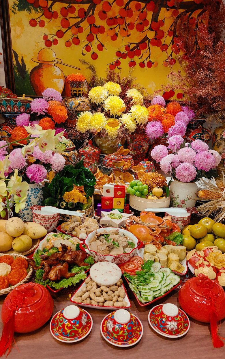 Chị em chia sẻ mâm cỗ cúng Rằm tháng 7, dù mặn hay chay vẫn đủ đầy hương vị và trọn vẹn lòng thành - 6