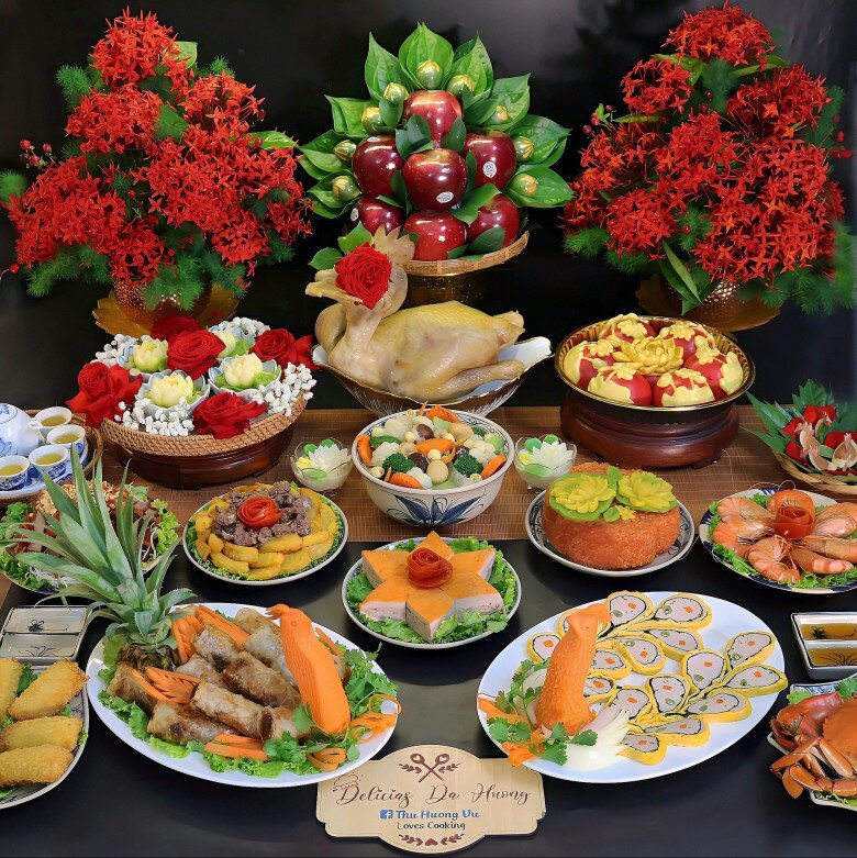 Chị em chia sẻ mâm cỗ cúng Rằm tháng 7, dù mặn hay chay vẫn đủ đầy hương vị và trọn vẹn lòng thành - 5