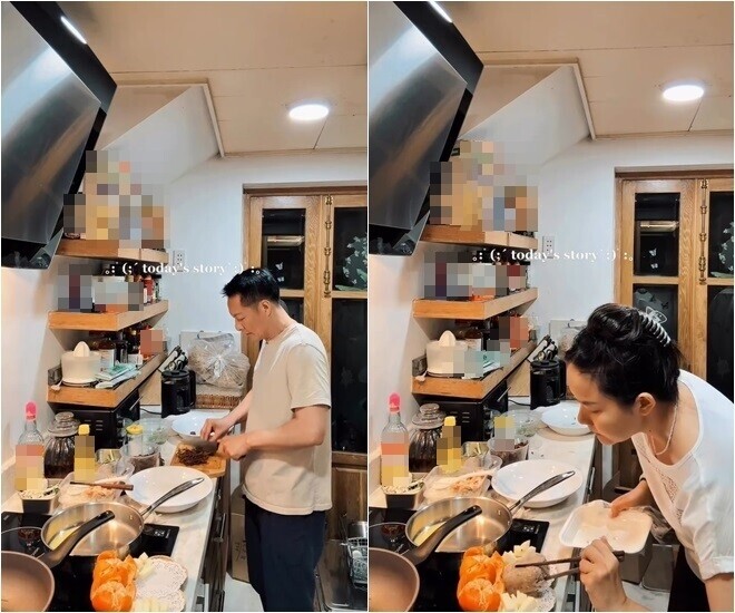 Đại gia Đức An chu đáo từ trong bếp đến bàn ăn thế này, bảo sao Phan Như Thảo ngày càng viên mãn, hạnh phúc - 1