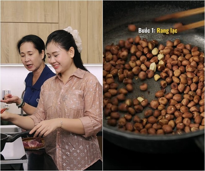 Cặp vợ chồng hot nhất A80 làm món ăn dân dã thời chiến, NSƯT Đỗ Kỷ nghiêm túc nhắc con dâu không dùng đũa - 2