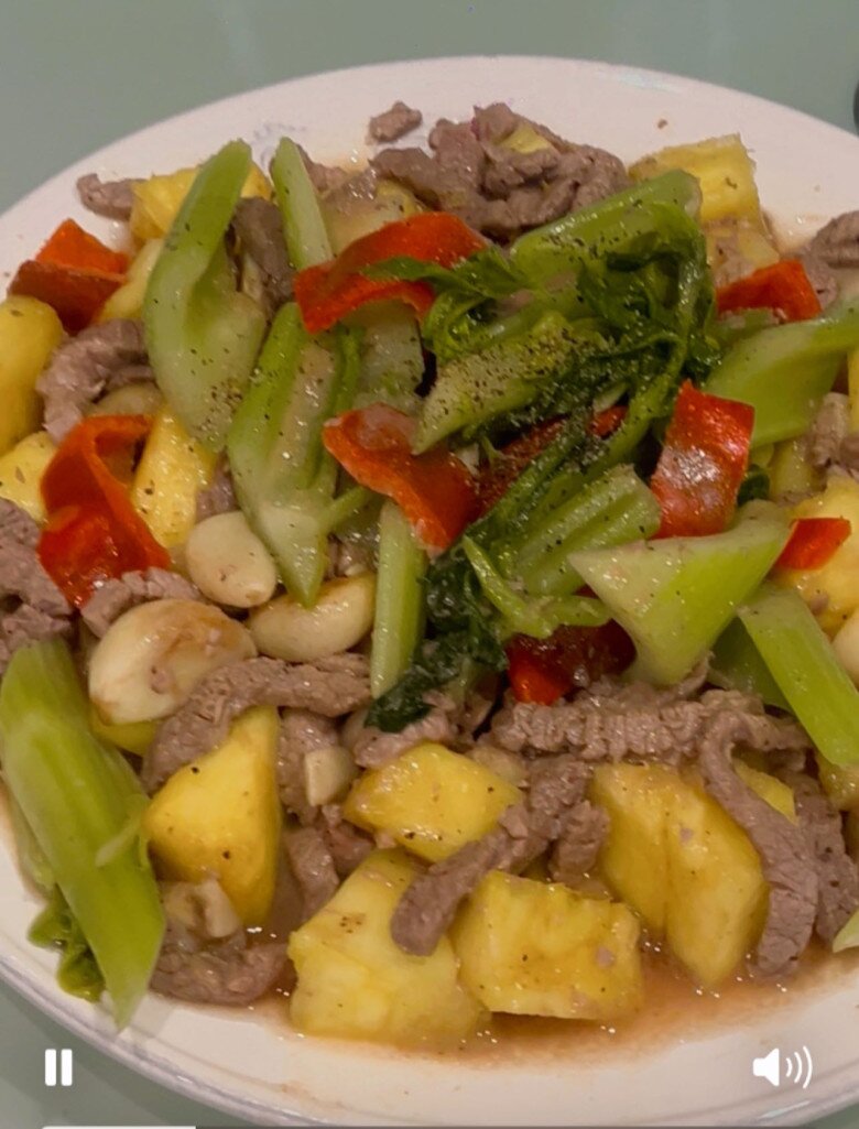 Định làm vợ đảm chiêu đãi chồng đại gia nhưng Thanh Thảo nấu món thịt bò đắt tiền thành nát nhũn - 3