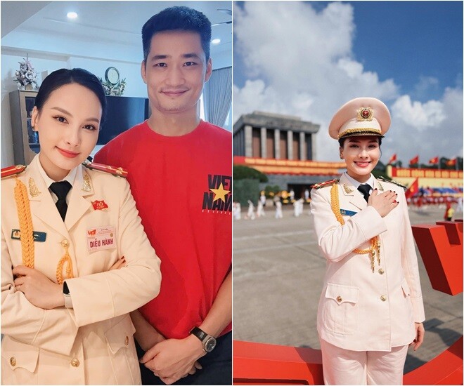 Nữ diễn viên nổi tiếng VTV là công an tham gia A80, được gọi là &#34;Khối cà muối&#34; vì chuyên muối cà chiều chồng - 1
