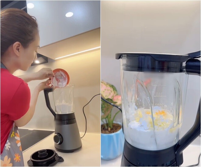 Vợ xinh của NSND Công Lý vào bếp làm món bánh thơm nức nở: &#34;Bạn bè em ai cũng khen ngon&#34; - 3