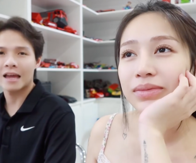Hot girl Sài thành ra máu sắp đẻ vẫn bình tĩnh nối mi, úp mở kế hoạch bầu con thứ 5 với chồng thiếu gia - 1