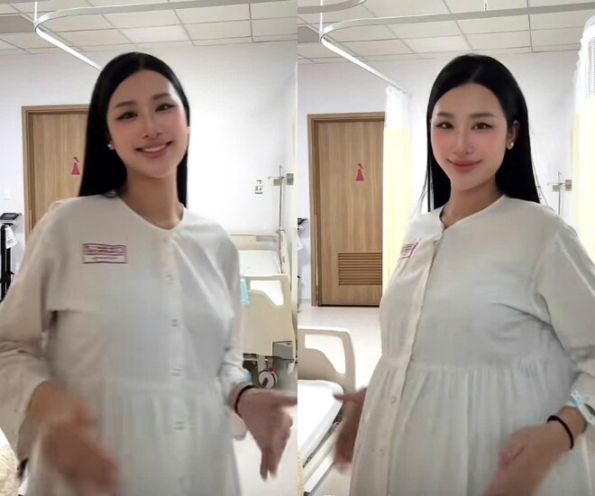Phạm Thư quẩy tưng bừng trong viện để quên cơn đau đẻ, vẫn giữ nguyên thái độ với người chồng bí mật - 1