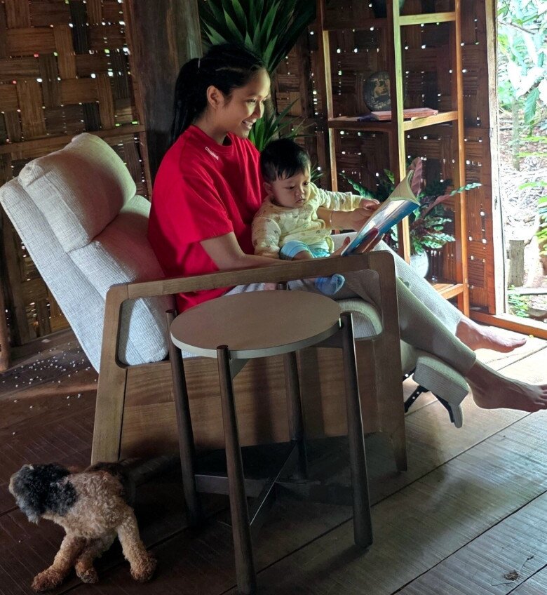 Bà bầu H’Hen Niê về quê được mẹ chăm khéo, em bé phát triển vượt chuẩn sau 3 tuần ăn cơm nấu từ nguyên liệu có sẵn ở nhà - 5