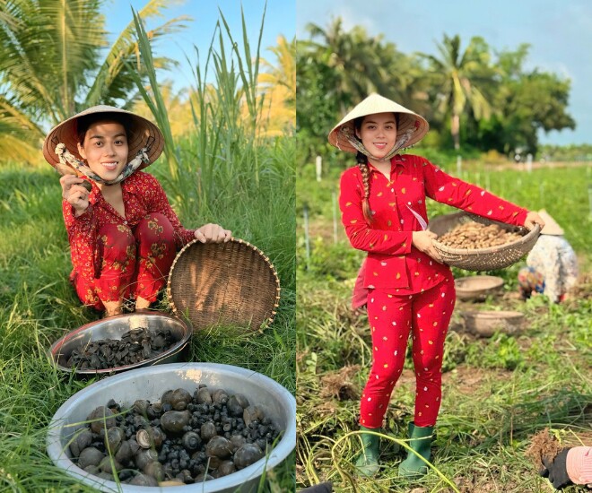 Bà bầu Vĩnh Long truyền cảm hứng với series học nấu ăn từ mẹ và bà ngoại, clip nấu đám giỗ miền Tây hút hơn 8 triệu view - 4