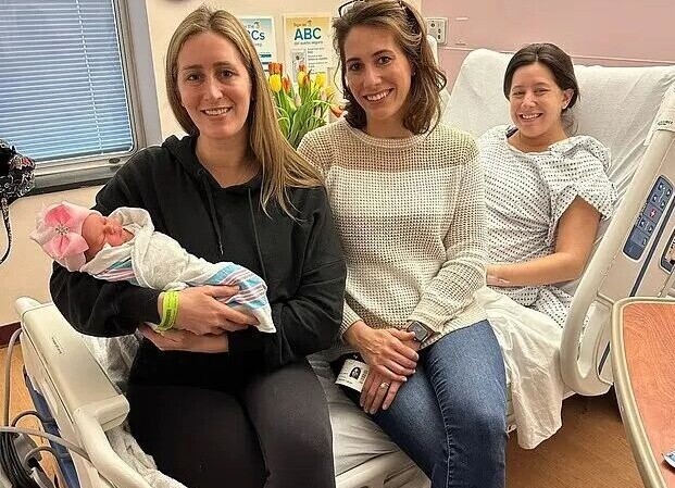 Chi 2,5 tỷ làm IVF trong vô vọng, cặp vợ chồng Tây vỡ oà đón công chúa đáng yêu nhờ trứng của em gái   - 3