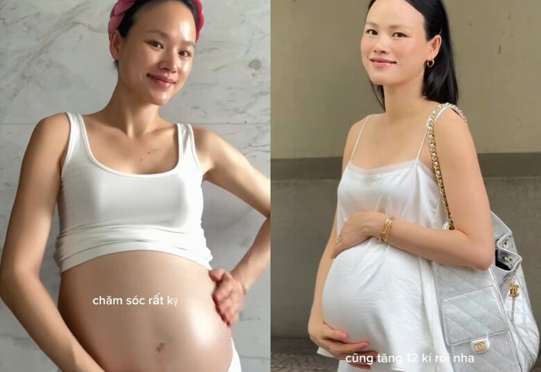 Sát ngày đẻ, siêu mẫu Tuyết Lan chạm mốc cân nặng kỷ lục, mách chị em cách ăn uống để &#34;vào con không vào mẹ&#34; - 4