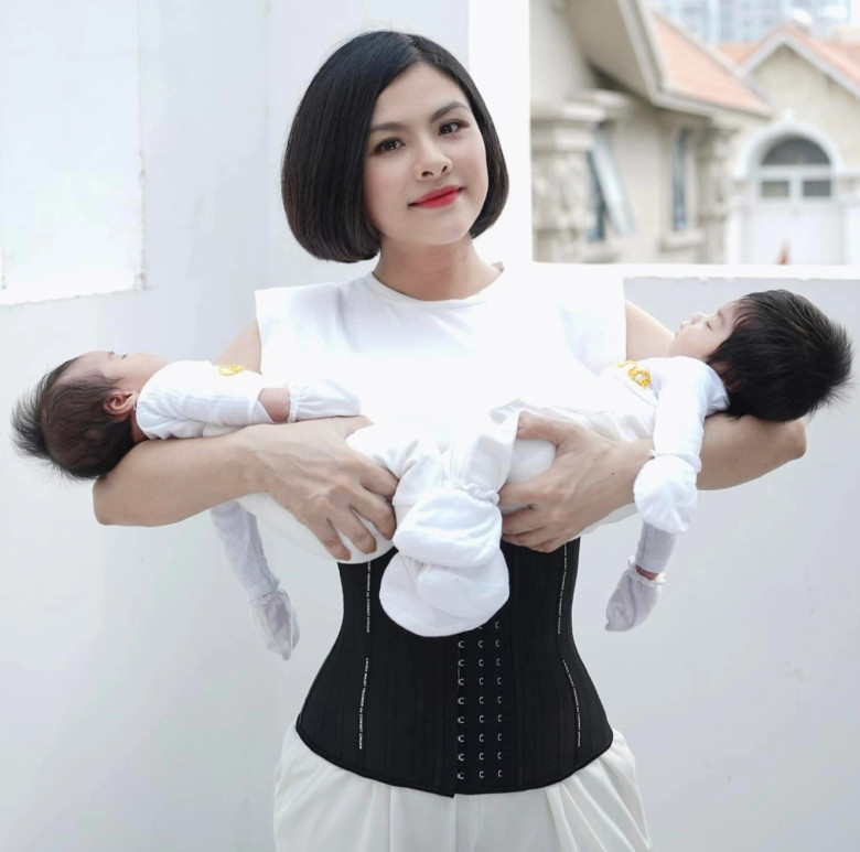 Dàn người đẹp Việt nịt bụng sau sinh: Người giảm 24kg, người eo nhỏ lại sau 4 ngày - 4