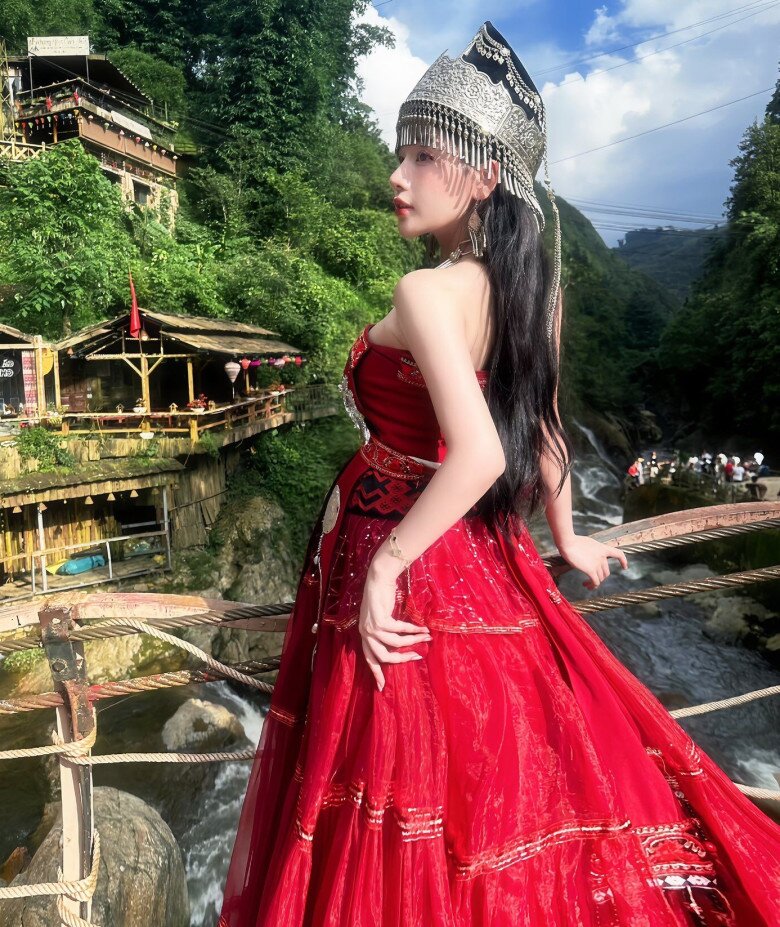 Hot girl Hà thành sắp sinh con với nam thần VTV, khoe visual như tỷ tỷ xứ Trung trước thềm lên bàn đẻ - 4