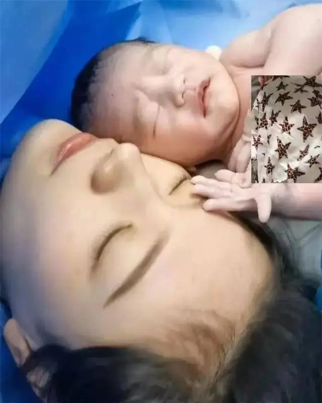 Khoảnh khắc kỳ diệu trong phòng sinh khiến cõi mạng tan chảy: Em bé nín khóc ngay khi được kề da với mẹ, visual của sản phụ gây sốt - 4