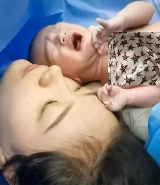 Khoảnh khắc kỳ diệu trong phòng sinh khiến cõi mạng tan chảy: Em bé nín khóc ngay khi được kề da với mẹ, visual của sản phụ gây sốt - 3