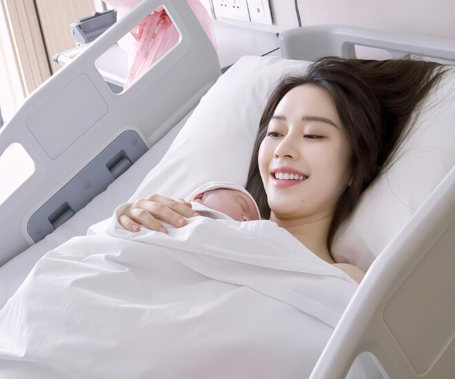 MC Mai Ngọc đẹp phát sáng đến chúc mừng bạn thân hoa khôi vừa lâm bồn, khoảnh khắc bế công chúa gây chú ý - 1