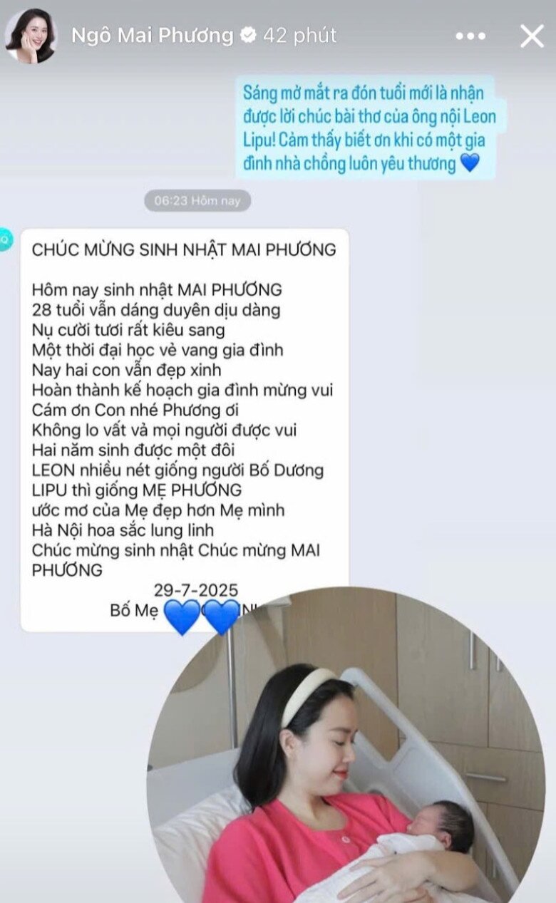 MC đẹp nhất nhì VTV được khen khéo đẻ, bé trai giống cha, bé gái giống mẹ, được bố chồng tặng quà đặc biệt khi đang ở cữ - 5