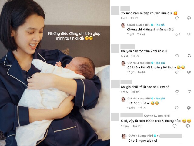 Mỹ nhân VTV vừa chi nửa tỷ đi đẻ lần 2: Dành 100 triệu cho 8 ngày ở cữ, an tâm vì “người khác đau ví chứ không phải mình” - 2