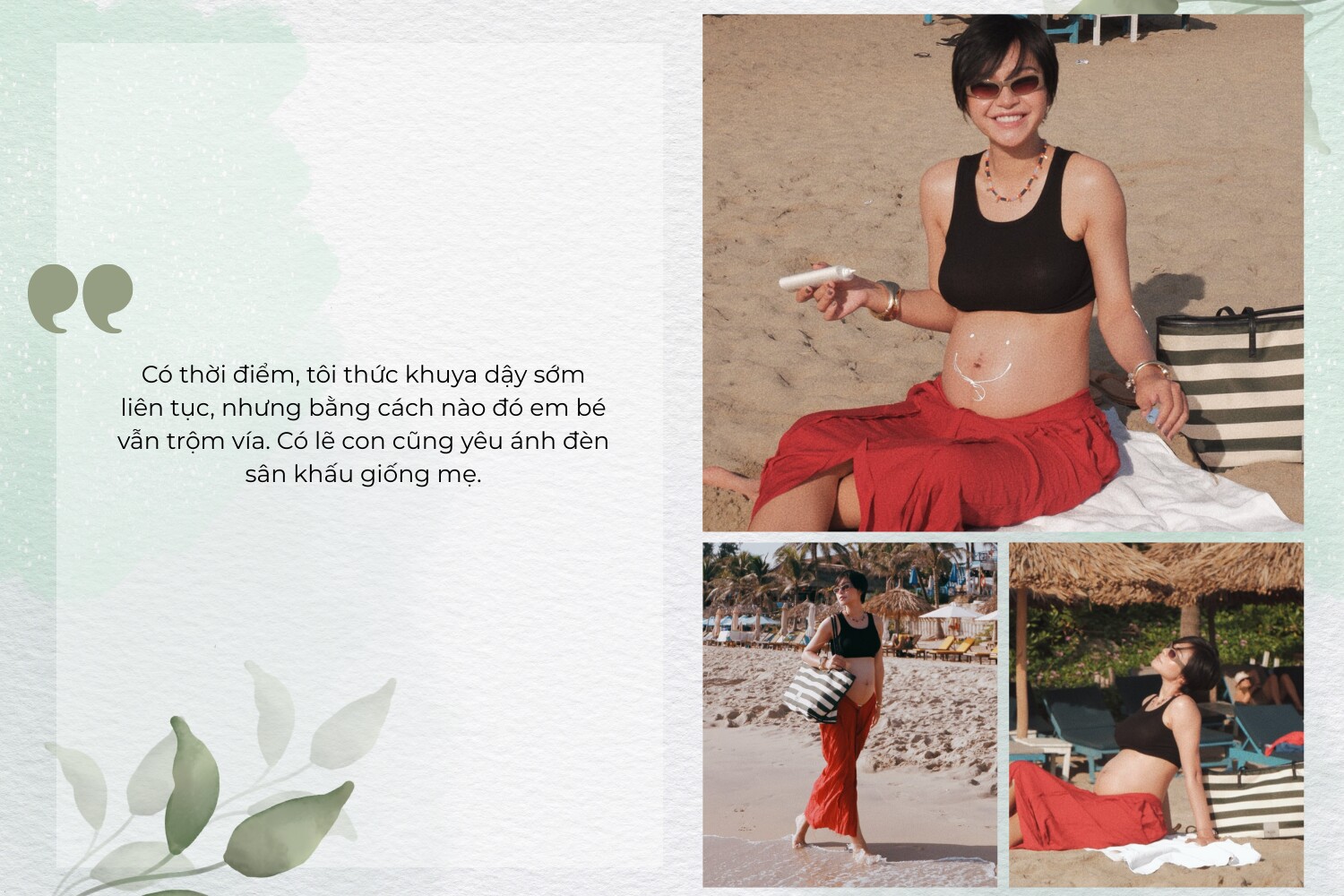 Lê Thu Trang mang thai con đầu lòng với ông xã diễn viên: Bầu bí vẫn thức khuya dậy sớm, đẹp hơn mỗi ngày nhờ chồng - 3