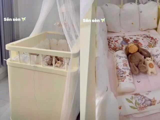 Nữ thần phim học đường Việt sắp vỡ chum vẫn xinh như búp bê sống, dọn phòng sơ sinh đẹp mê cho &#34;rắn con&#34; - 7