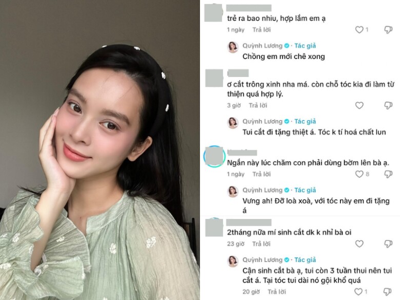 Quỳnh Lương “xuống tóc” sát ngày đẻ bị chồng chê, đem tóc nuôi 1 năm đi làm từ thiện, diện mạo hiện tại khó nhận ra - 4