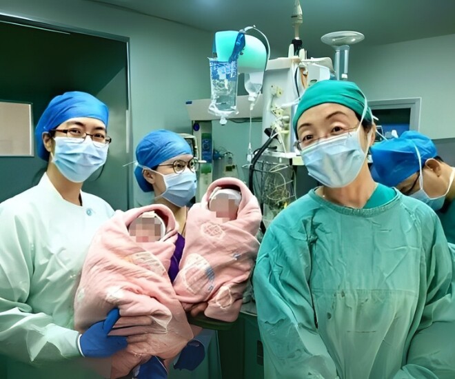 Sinh đôi 2 &#34;hoàng tử&#34; ở tuổi U60, sản phụ xúc động cảm ơn bác sĩ, xác lập kỷ lục về sinh nở được cả MXH chúc mừng - 1