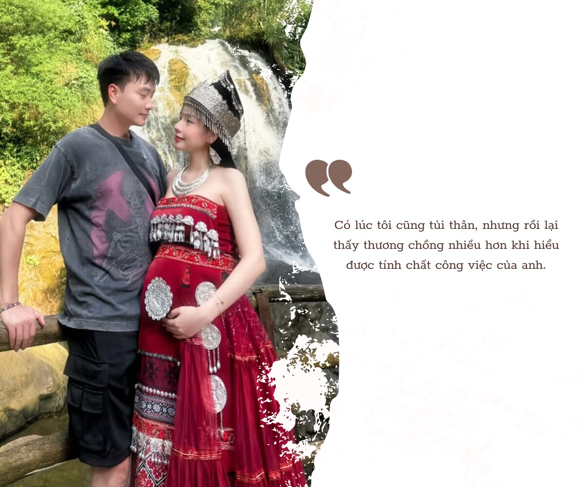 Vợ hot girl của diễn viên Trọng Lân VTV: &#34;Mẹ ruột vừa sinh em trai cách đây không lâu nên đã chia sẻ nhiều kinh nghiệm bầu bí cho tôi&#34; - 6