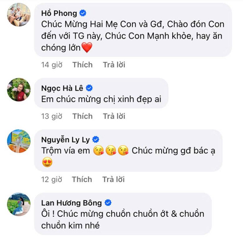 Thạc sĩ thanh nhạc sinh con ở tuổi U50 với bạn trai DJ, vợ Công Lý và nhiều nghệ sĩ Việt chúc mừng nồng nhiệt - 4