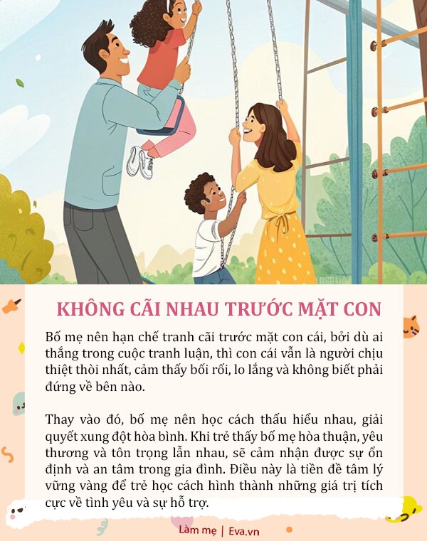 8 quy tắc mẹ cần thỏa thuận với bố, làm được hơn 3 là phước lành của cả nhà - 7