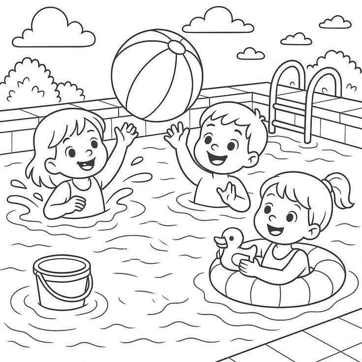 Tranh tô màu 20 hoạt động vui cho bé và bạn bè, bố mẹ làm cùng nhau vào cuối tuần - 13