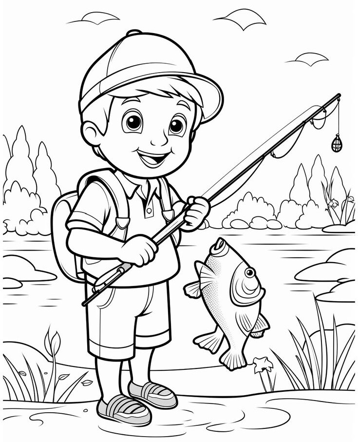 Tranh tô màu 20 hoạt động vui cho bé và bạn bè, bố mẹ làm cùng nhau vào cuối tuần - 3