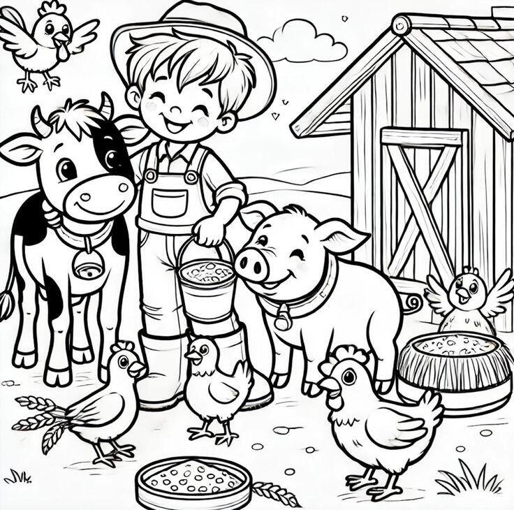 Tranh tô màu 20 hoạt động vui cho bé và bạn bè, bố mẹ làm cùng nhau vào cuối tuần - 5