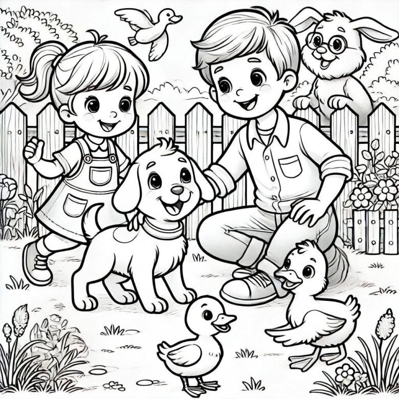 Tranh tô màu 20 hoạt động vui cho bé và bạn bè, bố mẹ làm cùng nhau vào cuối tuần - 8