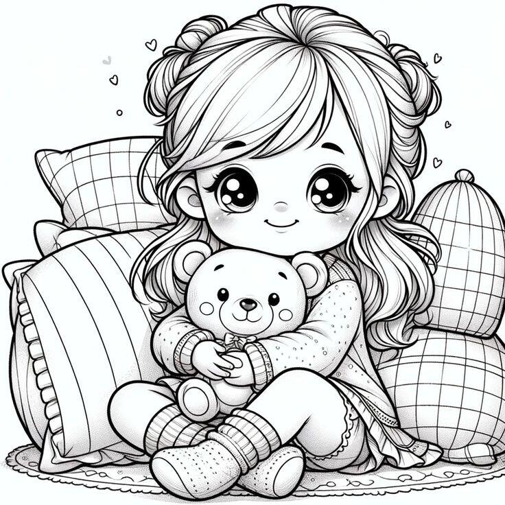 Tranh tô màu bé chơi với thú cưng giúp nuôi dưỡng lòng đồng cảm, gần gũi với các loài vật - 9