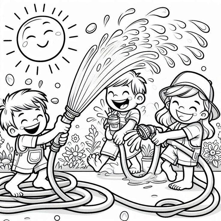 20 bức tranh tô màu về tình bạn, dạy bé biết kết bạn tốt mà chơi - 11