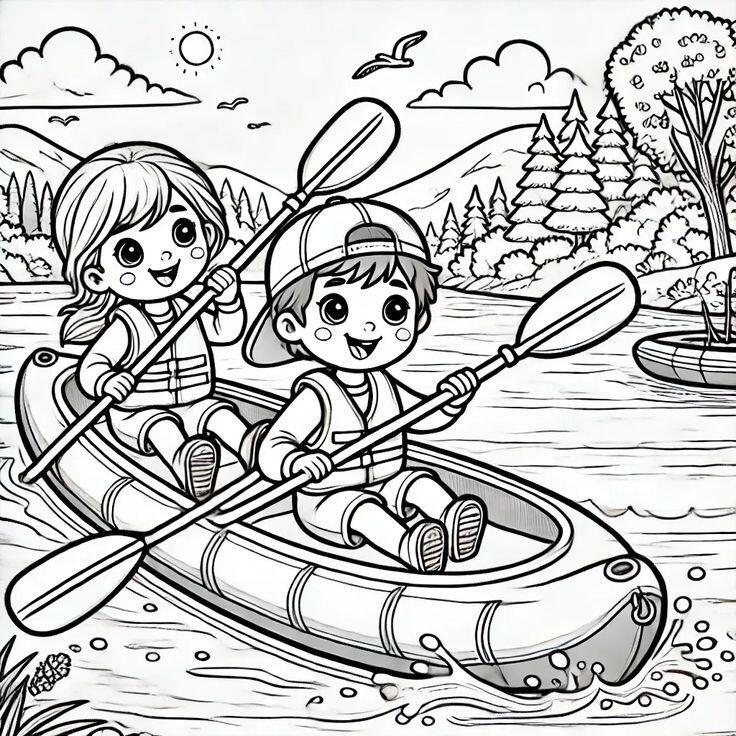 20 tranh tô màu hoạt động vui, trẻ tự tô nên màu sắc cho kỷ niệm đẹp trong tuổi thơ - 16